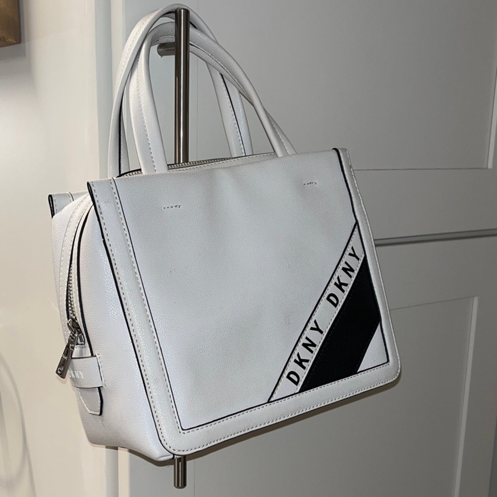 DKNY Black and White Tote Bag